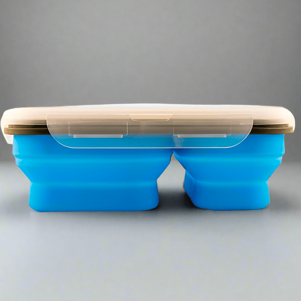 Boite de Conservation Alimentaire - CollapsibleLunchBox™ - Bleu - Cuisineaccess