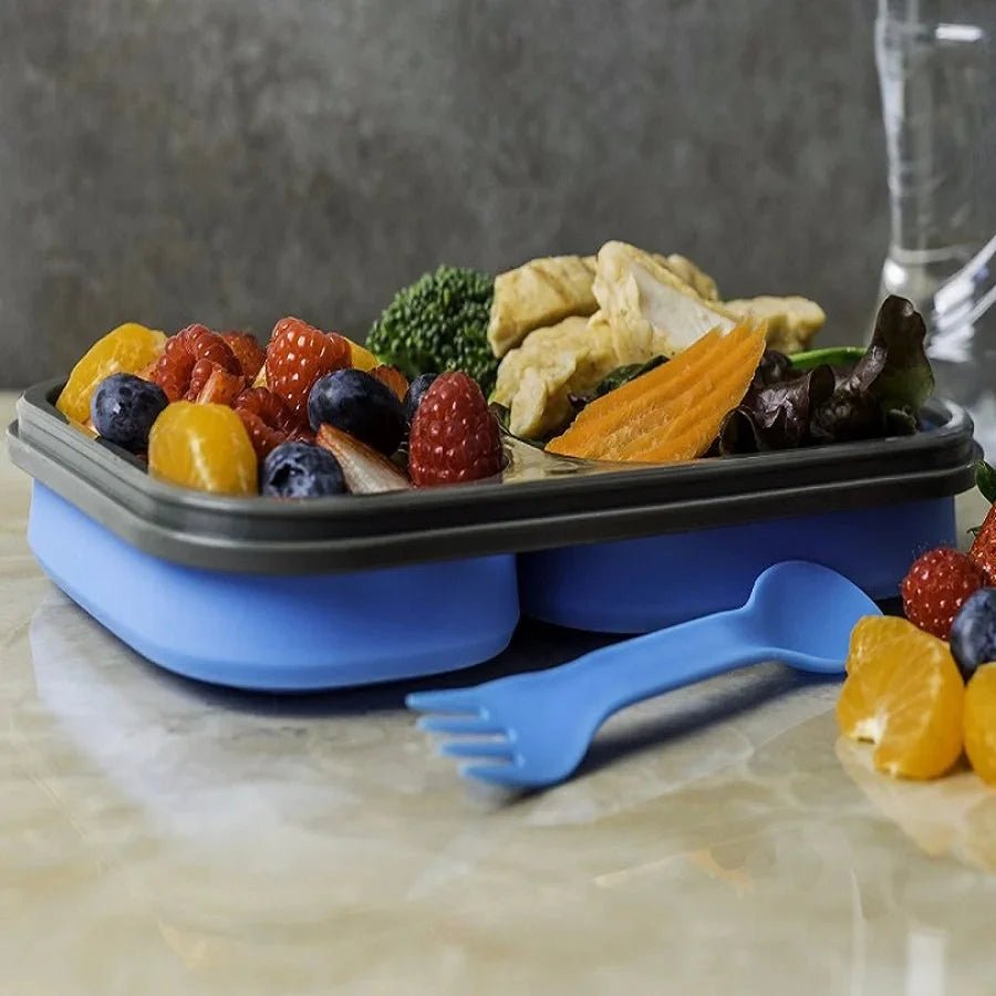 Boite de Conservation Alimentaire - CollapsibleLunchBox™ - Bleu - Cuisineaccess