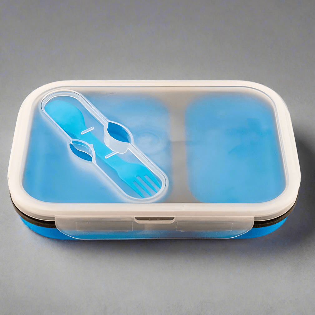 Boite de Conservation Alimentaire - CollapsibleLunchBox™ - Bleu - Cuisineaccess