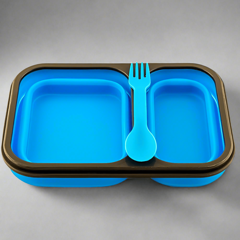 Boite de Conservation Alimentaire - CollapsibleLunchBox™ - Bleu - Cuisineaccess