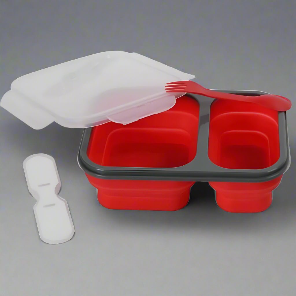 Boite de Conservation Alimentaire - CollapsibleLunchBox™ - Rouge - Cuisineaccess