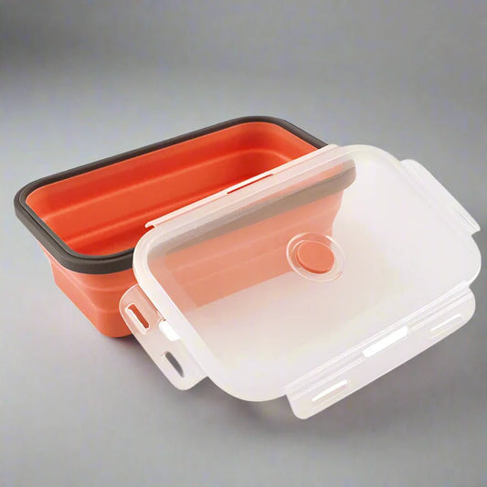 Boite de Conservation Alimentaire - CollapsibleSiliconeContainer™ - Rouge - Cuisineaccess