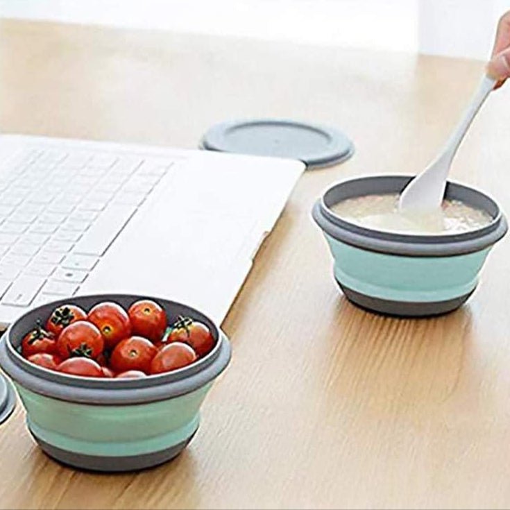 Boite de Conservation Alimentaire - FoldableLunchBox™ - Cyan - Cuisineaccess