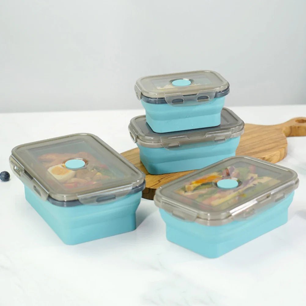 Boite de Conservation Alimentaire - SiliconeLunchBox™ - Bleu - Cuisineaccess